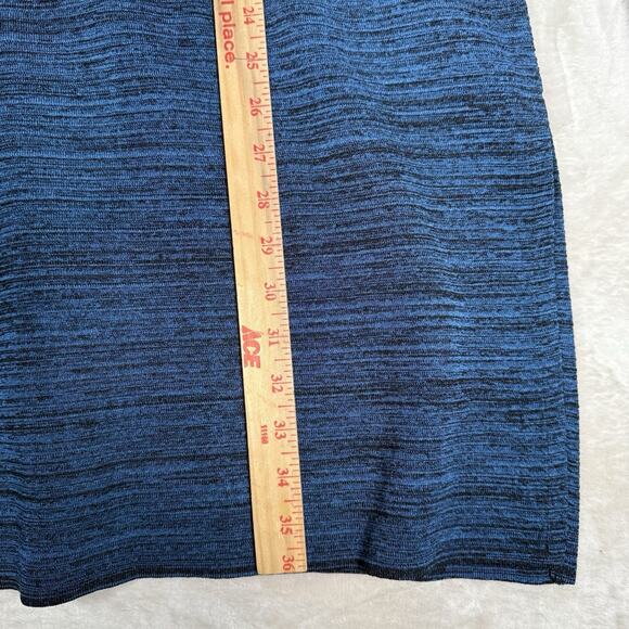 Misook Cardigan Topper Jacket Women's Size XL Long Blue Black Button Acrylic - Picture 6 of 6